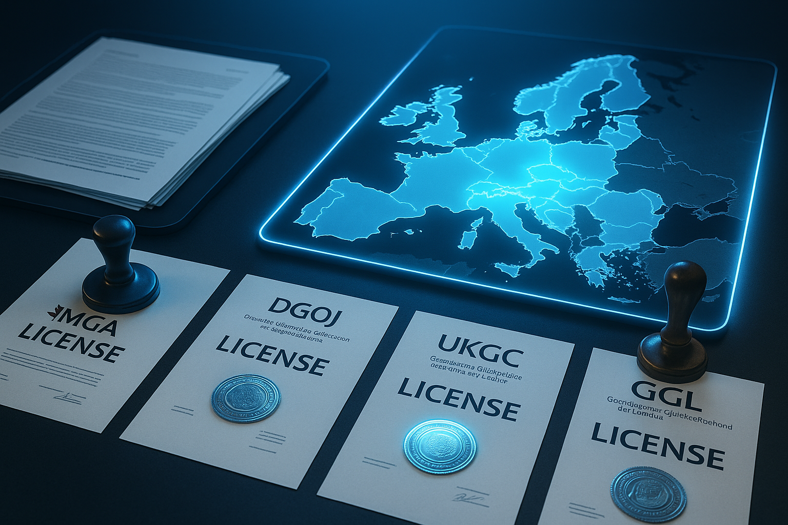 European gambling regulators approving new online casino licenses 2025
